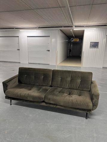 Vintage Designbank – Groen Fluweel – Nederlands Ontwerp beschikbaar voor biedingen