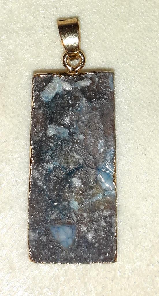 kettinghanger ruwe boulder opaal, Sieraden, Tassen en Uiterlijk, Kettinghangers, Nieuw, Steen of Mineraal, Overige kleuren, Overige voorstellingen
