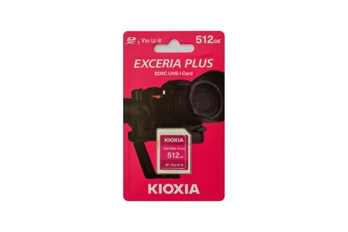 Kioxia Exceria Plus 512GB SDXC geheugenkaart, Audio, Tv en Foto, Fotografie | Geheugenkaarten, Nieuw, SDXC, 512 GB, Fotocamera