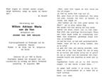 Ven Willem 1907 Boxtel 1984 Haaren priester, Verzamelen, Bidprentjes en Rouwkaarten, Verzenden, Bidprentje