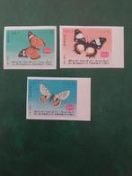 Yemen noord 448b-450b vlinders 1968 postfris mi 8.50 e, Ophalen of Verzenden, Dier of Natuur