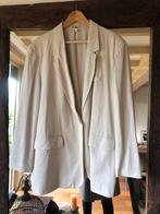 Wit linnen oversized colbert, Ophalen of Verzenden, Zo goed als nieuw, Maat 46/48 (XL) of groter, Wit