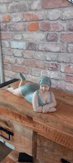 Grote 37cm Dikke Dame in een Badpak Beeld ♥️NIEUW♥️, Verzamelen, Beelden en Beeldjes, Ophalen of Verzenden, Nieuw, Mens