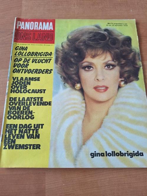 Panorama Ons Land 1978 Gina Lollobrigida Columbo Holocaust, Verzamelen, Tijdschriften, Kranten en Knipsels, Tijdschrift, Buitenland