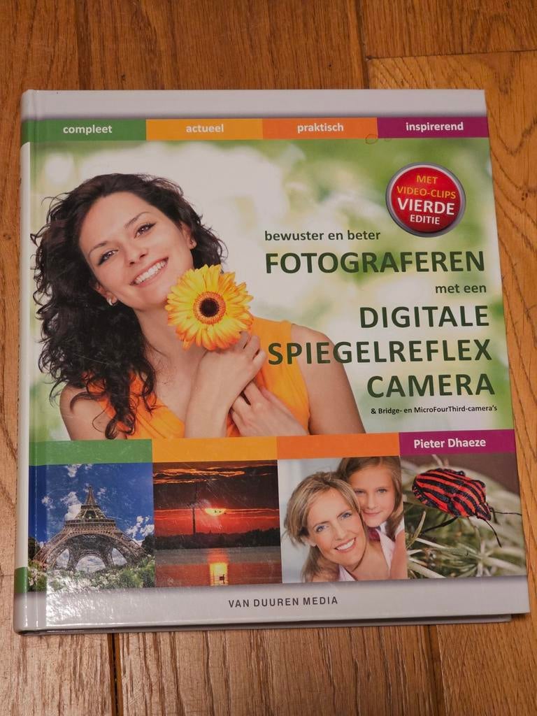Fotograferen met een digitale spiegelreflexcamera, Fotograferen en Filmen, Pieter Dhaeze, Ophalen of Verzenden, Zo goed als nieuw