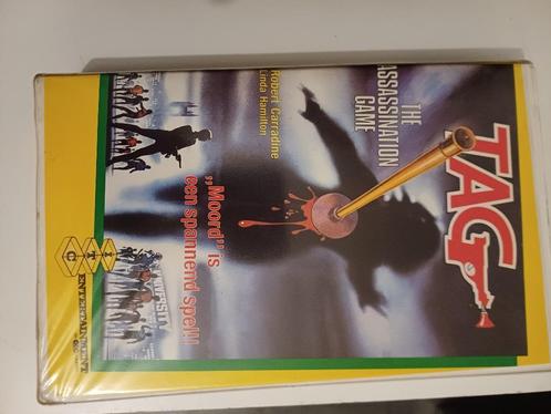 Zeldzame VHS – TAG: The Assassination Game – Robert Carradin, Cd's en Dvd's, VHS | Film, Gebruikt, Horror, Vanaf 16 jaar, Ophalen of Verzenden