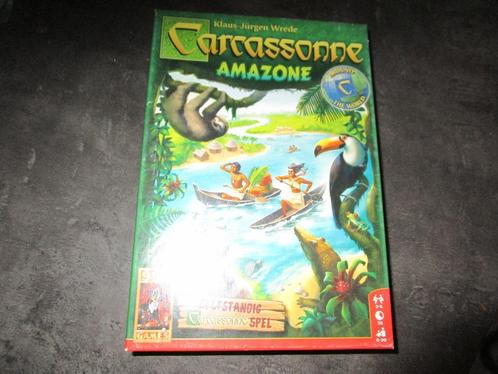 3x Carcassonne amazone, jagers en verzamelaars, junior samen, Hobby en Vrije tijd, Gezelschapsspellen | Overige, Gebruikt, Een of twee spelers