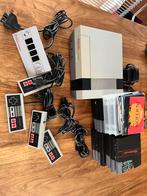 Nintendo NES met 15 games, Ophalen of Verzenden, Gebruikt, Met 2 controllers