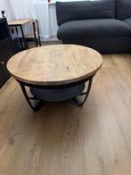 Salontafel van mango hout, Ophalen, 50 tot 100 cm, Rond, 50 tot 100 cm