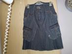 Gilet en rok van spijkerstof gemaakt in de maat 40., Kleding | Dames, Maat 38/40 (M), Blauw, Ophalen of Verzenden, Zo goed als nieuw