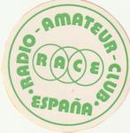 Sticker 27 MC zender RACE Radio Amateur Club Espana, Verzenden, Zo goed als nieuw, Overige typen
