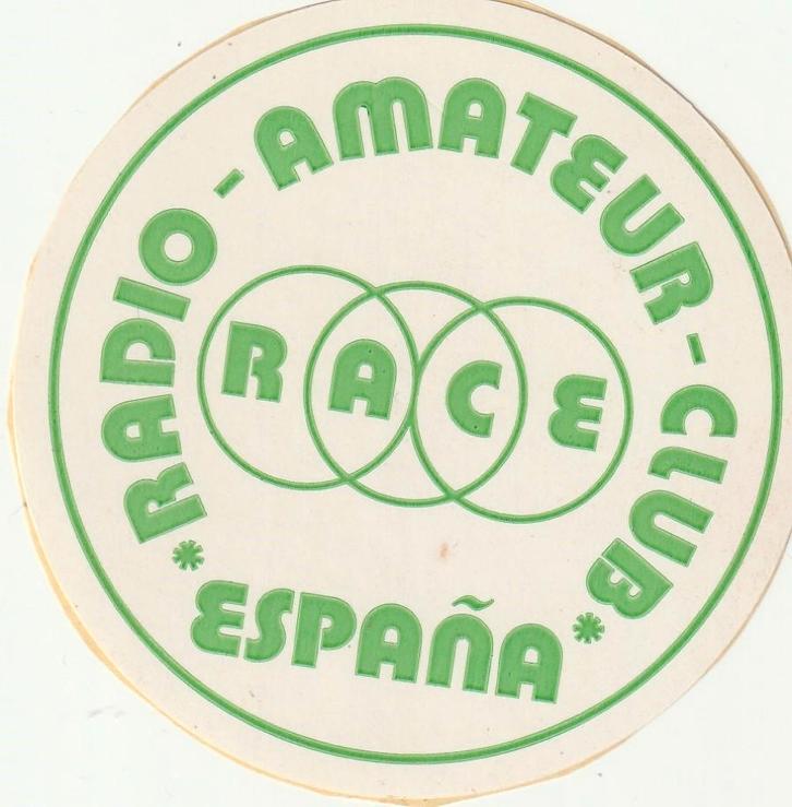 Sticker 27 MC zender RACE Radio Amateur Club Espana, Verzamelen, Stickers, Zo goed als nieuw, Overige typen, Verzenden