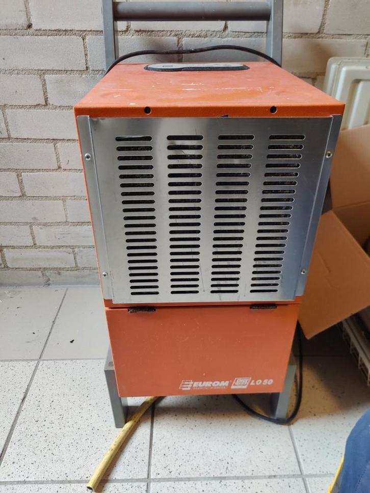 Eurom L50 Bouwdroger - Professionele Ontvochtiger, Doe-het-zelf en Verbouw, Ventilatie en Afzuiging, Gebruikt, Afzuiger, Ophalen of Verzenden