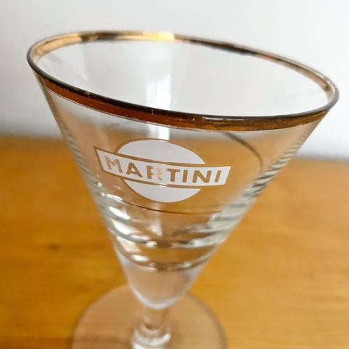 3 Vintage, retro Martiniglazen, glazen Martini, glas, Verzamelen, Glas en Borrelglaasjes, Gebruikt, Overige typen, Ophalen of Verzenden