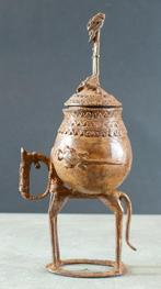 Traditionele rituele bronze beker van het Dogon-volk, Ophalen of Verzenden