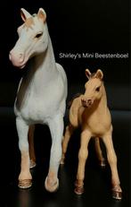 Schleich engelse volbloed merrie & veulen, Verzamelen, Ophalen of Verzenden, Zo goed als nieuw, Paard, Beeldje of Figuurtje