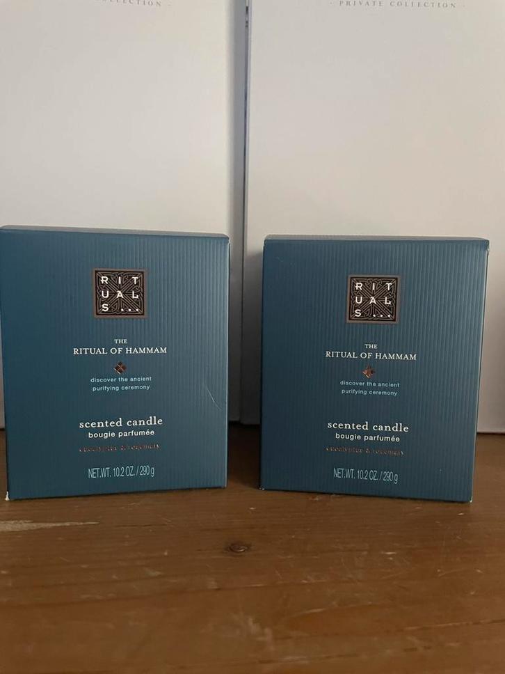 Nieuw rituals hammam geurkaars 290 gram geur kaars, Huis en Inrichting, Woonaccessoires | Kandelaars en Kaarsen, Nieuw, Kaars