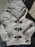 Burberry vestje  9m/74cm  knopen rits jasje met capuchon, Ophalen of Verzenden, Zo goed als nieuw, Burberry, Truitje of Vestje