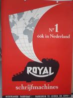 Originele Poster Royal Typemachines Schrijfmachines, Diversen, Verzenden, Gebruikt