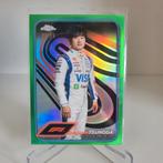 17 Yuki Tsunoda F1 Topps Chrome Green parallel/99, Verzamelen, Ophalen of Verzenden, Zo goed als nieuw, Overige sporten, Spelerskaart