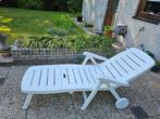 tuin lig stoel, Tuin en Terras, Ligbedden, Ophalen, Zo goed als nieuw, Kunststof, Verstelbaar