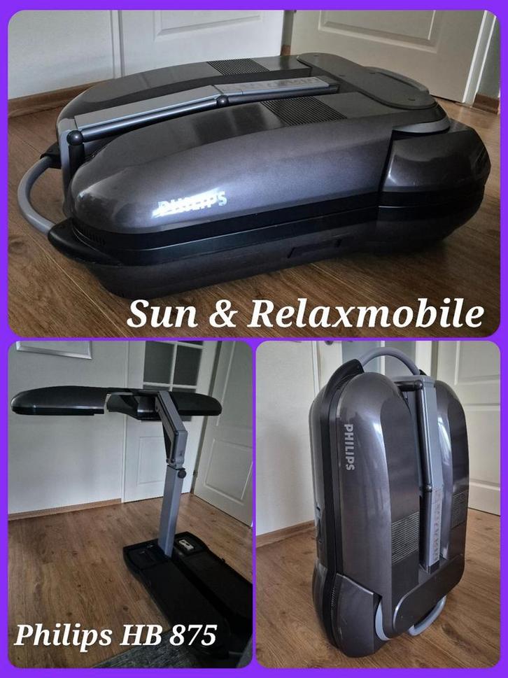 Philips HB 875 Sun & Relaxmobile (inklapbare zonnehemel), Witgoed en Apparatuur, Persoonlijke-verzorgingsapparatuur, Gebruikt
