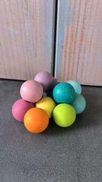 Grimms houten grijp speeltje pastel balletjes, Ophalen of Verzenden, Zo goed als nieuw, Overige typen