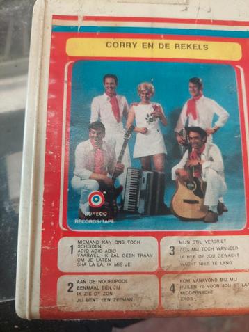 gezocht corry en de Rekels - 8 Track Cassette beschikbaar voor biedingen