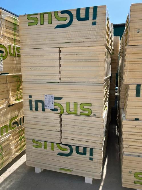 Zeer grote voorraad 90 mm pir 60 x 120 cm alu T/G - Rd. 4.05, Doe-het-zelf en Verbouw, Isolatie en Afdichting, Nieuw, Hardschuim (Pir)