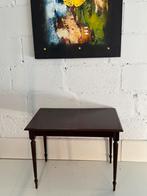Mooie sidetable bijzettafeltje antiek., Ophalen, Zo goed als nieuw, 25 tot 50 cm, Rechthoekig