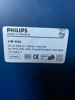 Philips zonnenhemel type HB822, Gebruikt, Zonnebank enkelzijdig, Ophalen of Verzenden, Minder dan 10 lampen