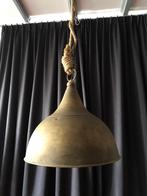 Hanglamp met jute touw, Huis en Inrichting, Lampen | Hanglampen, Ophalen of Verzenden, Zo goed als nieuw, Metaal, 50 tot 75 cm