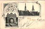 Groet uit hulst, Ophalen of Verzenden, Voor 1920, Gelopen, Zeeland