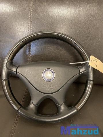 MERCEDES SLK R170 W208 CLK HOUT stuur met airbag leer zwart beschikbaar voor biedingen