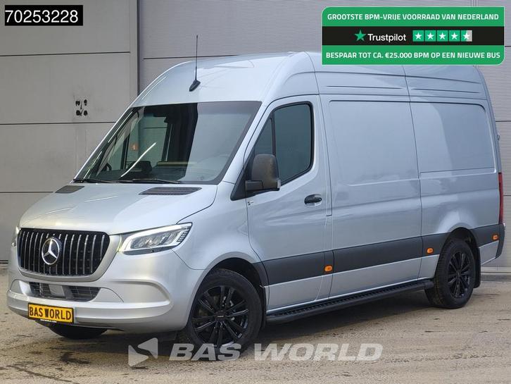 Mercedes Sprinter 319 CDI Automaat L2H2 AMG Black Edition LE, Auto's, Bestelauto's, Bedrijf, Te koop, Achteruitrijcamera, Airconditioning