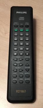 ✅ Philips RD5863 Afstandsbediening - Remote Control RD5863, Audio, Tv en Foto, Cd-spelers, Ophalen of Verzenden, Refurbished, Philips