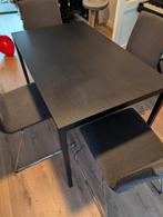 IKEA tafel met 4 stoelen, Ophalen, Gebruikt, 4 tot 6 stoelen