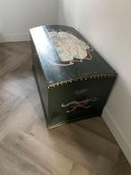 Antieke beschilderde dekenkist met bloemmotief, Antiek en Kunst, Ophalen