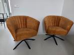 2 zgan mosterdgele fauteuils van Loods 5, Ophalen, Twee, Overige kleuren, Zo goed als nieuw
