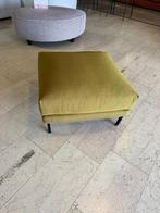 Hocker voetenbank stof geel nieuw lounge afgeprijsd, Ophalen, 125 cm of meer, Nieuw, Stof