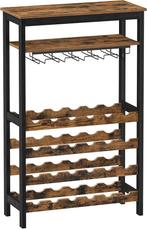 Stijlvol wijnrek SONGMICS – 24 flessen + glazenhouder, Huis en Inrichting, Woonaccessoires | Wijnrekken, Ophalen of Verzenden