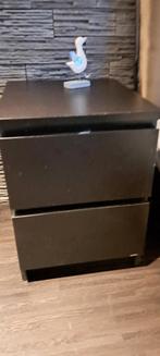 IKEA Malm Nachtkastjes 2 stuks, Ophalen, Minder dan 45 cm, Minder dan 55 cm