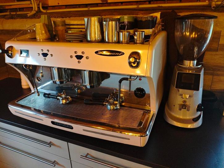 Expobar diamant halfautomaat espressomachine en bonenmaler, Witgoed en Apparatuur, Koffiezetapparaten, Zo goed als nieuw, Espresso apparaat