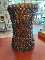 Wandlamp van glazen bloemetjes Murano glas vintage, Gebruikt, Overige kleuren, Geen, Ophalen of Verzenden