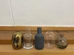 Set van 5 Decoratieve Vazen, Overige kleuren, Ophalen of Verzenden, Minder dan 50 cm, Glas