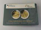 2 Euro Duitsland 2016 BU coincard letter D (Sachsen), Verzenden, Duitsland, 2 euro, Losse munt