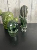 Heel leuk cactus setje 4 delig vaasjes enz, Huis en Inrichting, Ophalen