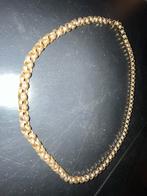 Monet Schakelketting verguld goud, Sieraden, Tassen en Uiterlijk, Kettingen, Ophalen, Zo goed als nieuw, Goud, Overige materialen