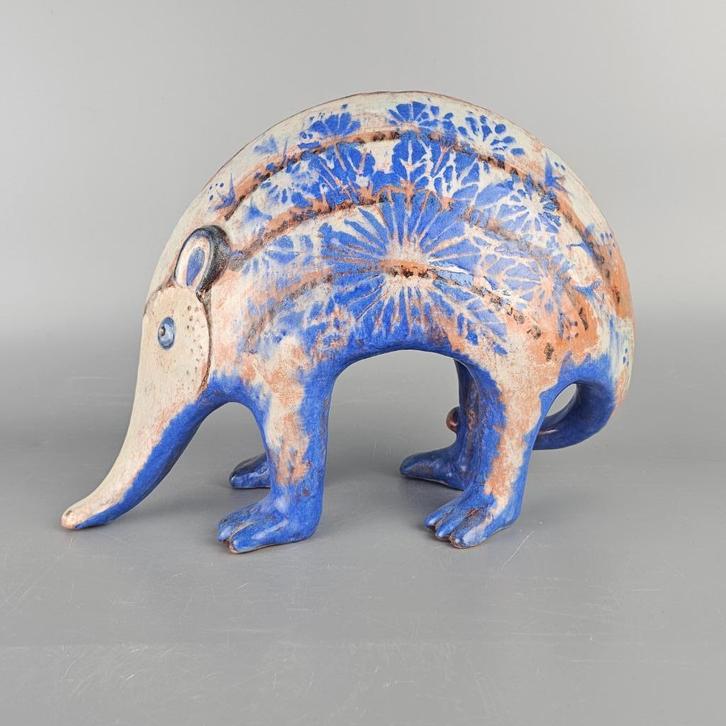 Zeer zeldzame vintage sculptuur miereneter Eva Fritz-Lindner, Antiek en Kunst, Antiek | Keramiek en Aardewerk, Ophalen of Verzenden