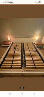 Hülsta tweepersoonsbed - elektrisch verstelbaar, Ophalen, Gebruikt, Tweepersoons, 210 cm